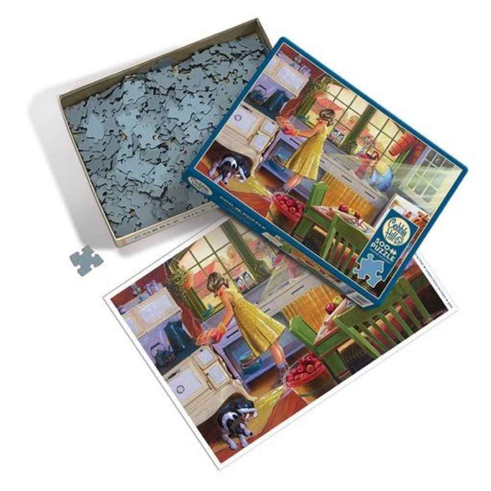 Cobble Hill Apple Pie Kitchen 500pc Jigsaw Puzzle - Image 3