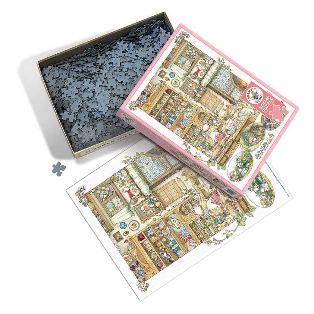 Cobble Hill Bramby Hedge Picnic Preparations 500pc Jigsaw Puzzle - Image 3