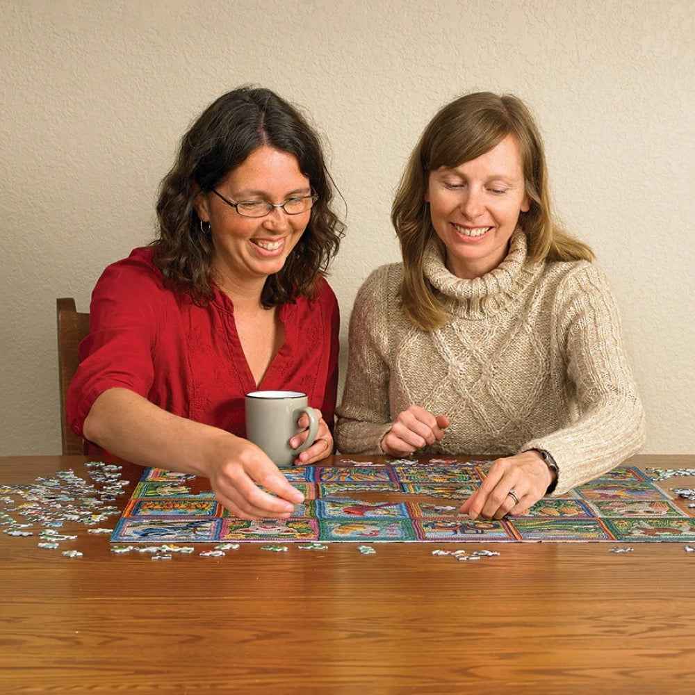 Cobble Hill Country Life Crochet 1000pc Jigsaw Puzzle - Image 4