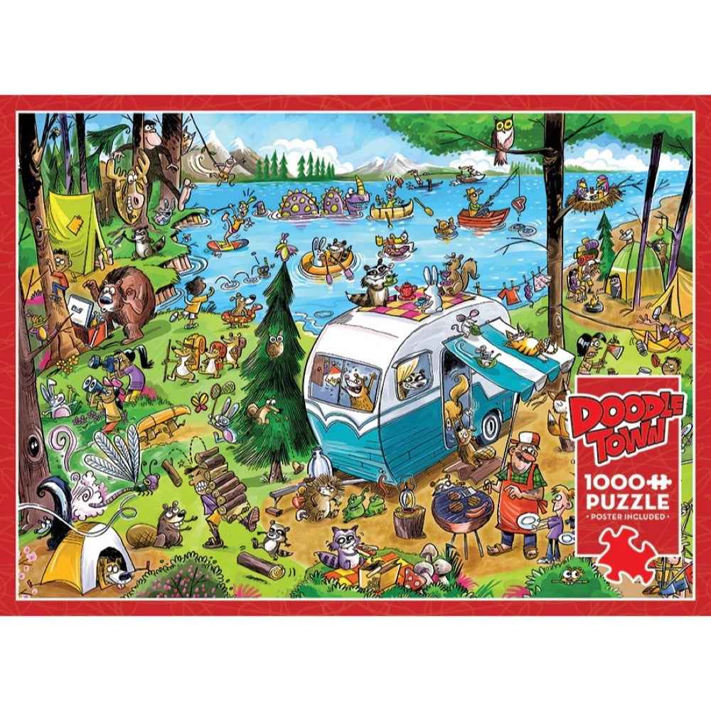 Cobble Hill Doodletown Call Of The Wild 1000pc Jigsaw Puzzle - Image 4