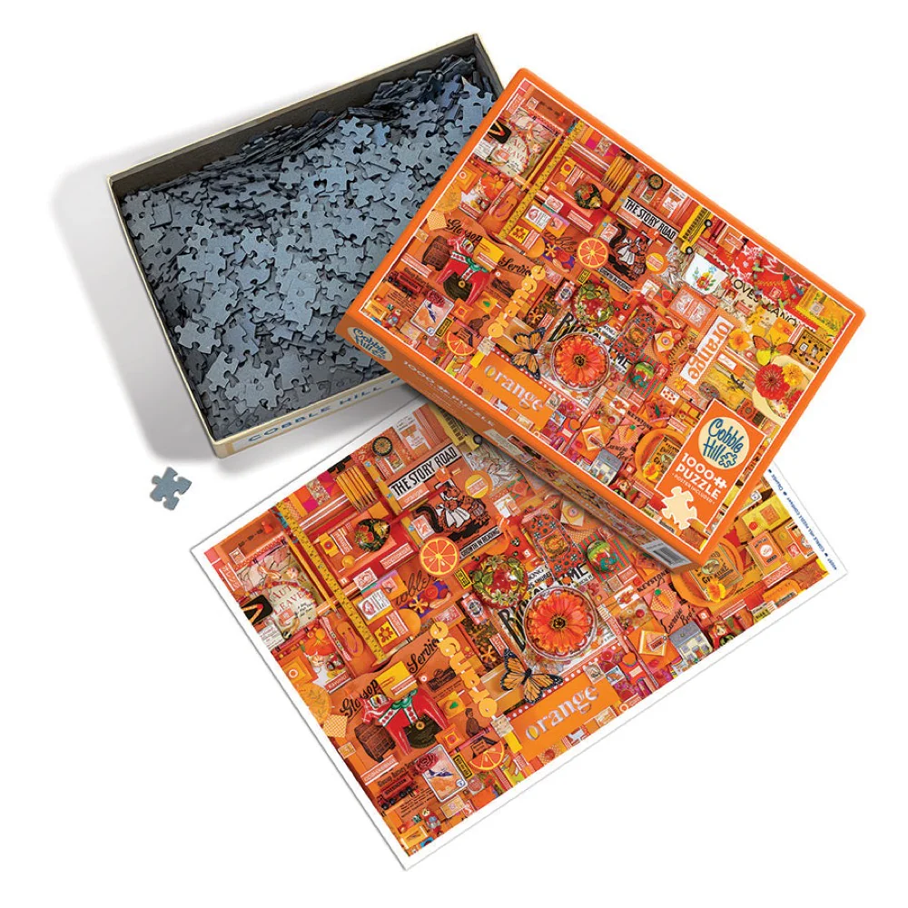 Cobble Hill Rainbow Project Orange 1000pc Jigsaw Puzzle - Image 3