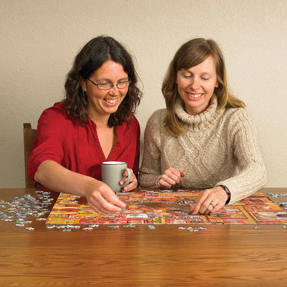 Cobble Hill Rainbow Project Orange 1000pc Jigsaw Puzzle - Image 5