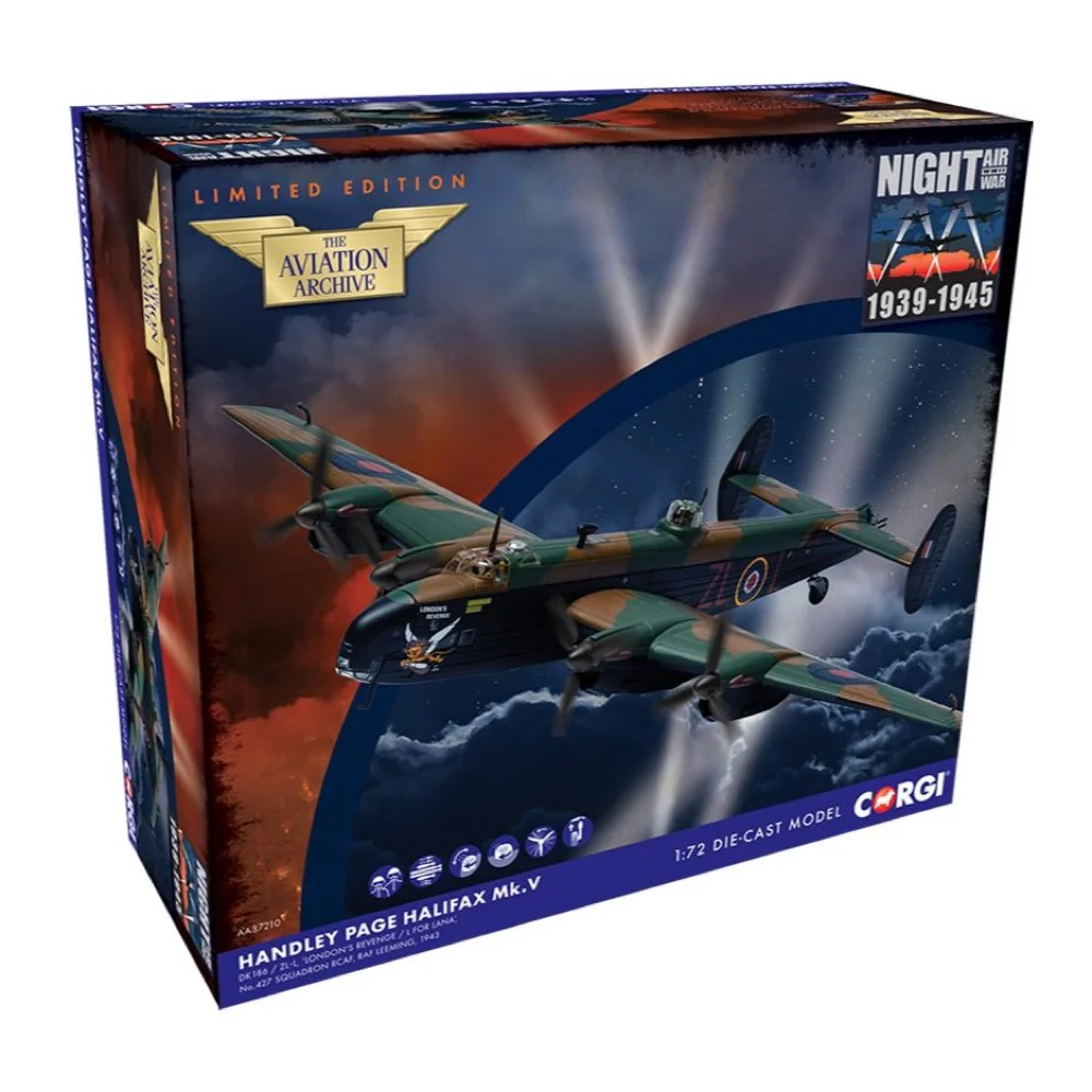 Corgi AA37210 1/72 Handley Page Halifax MkV Londons Revenge L for Lana