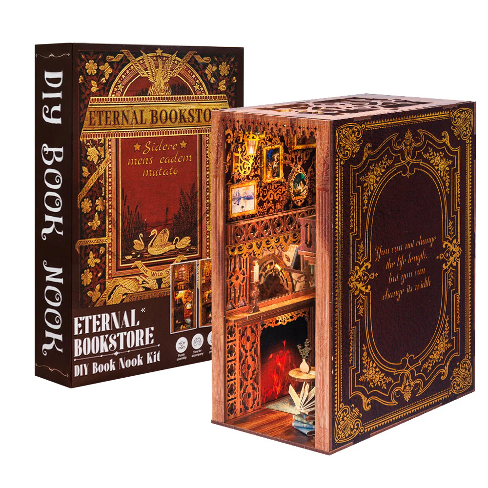 CuteBee Eternal Bookstore DIY Book Nook Kit - Image 10