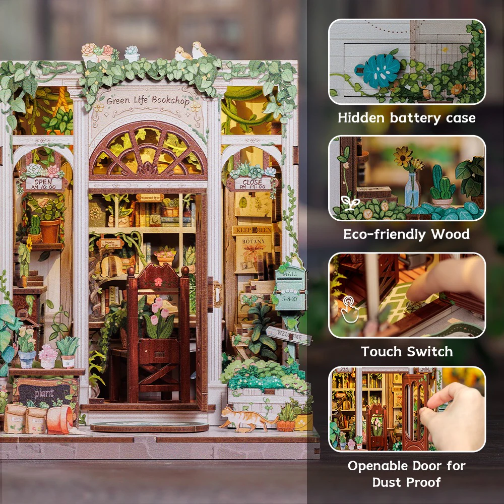 CuteBee Green Life Bookshop DIY Kit - Image 5