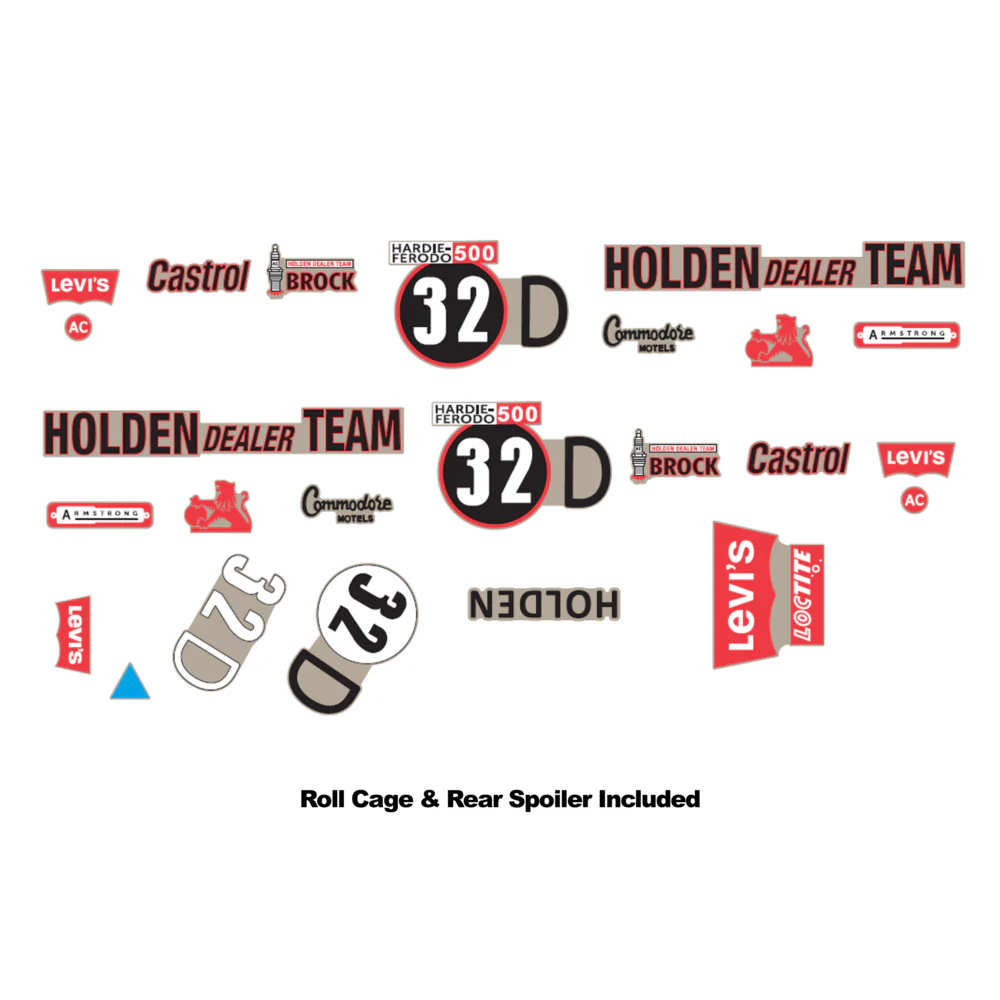 DDA 1/24 No.32D LC Torana Bathurst Decal Kit Accessory