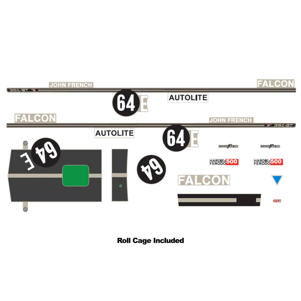 DDA 1/24 No.64E XY Ford Bathurst Decal Kit Accessory