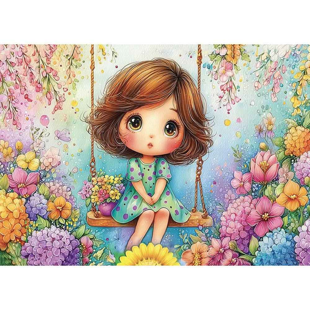 Delfy 26023 Swing Among Blossoms 1000pc Jigsaw Puzzle - Image 2