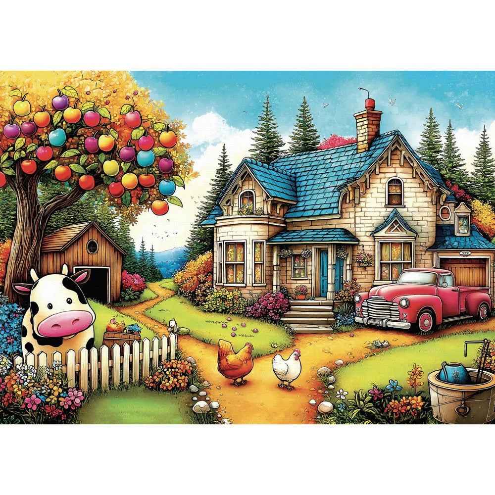 Delfy 26026 Vivid Farm Life 1000pc Jigsaw Puzzle - Image 2