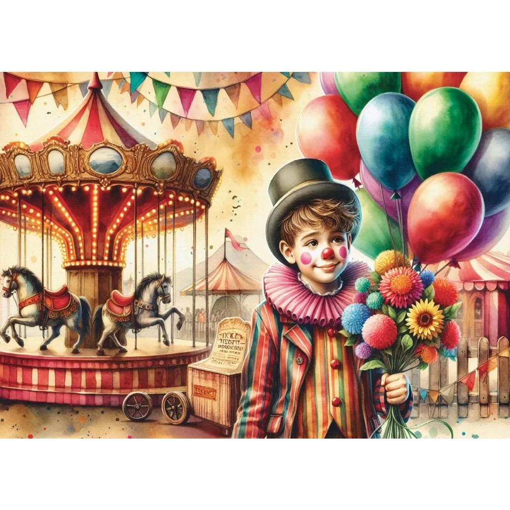 Delfy Balloon Dreams Circus 1000pc Jigsaw Puzzle - Image 2
