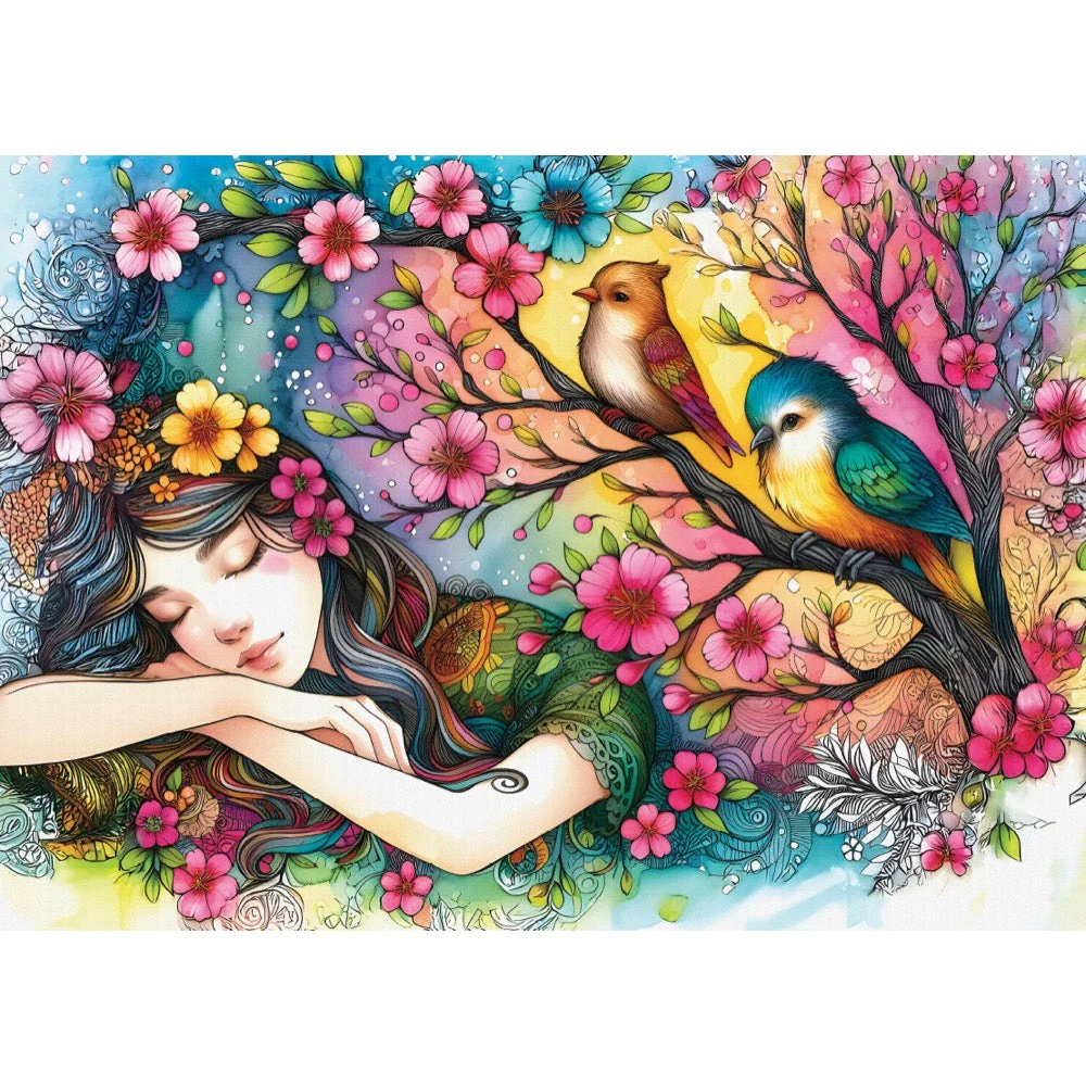 Delfy Dreaming in Bloom 1000pc Jigsaw Puzzle - Image 2