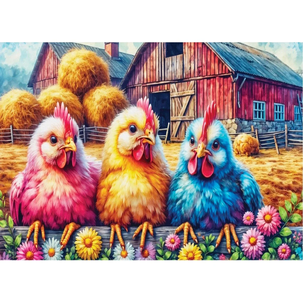 Delfy Egg-Citing Trio 1000pc Jigsaw Puzzle - Image 2