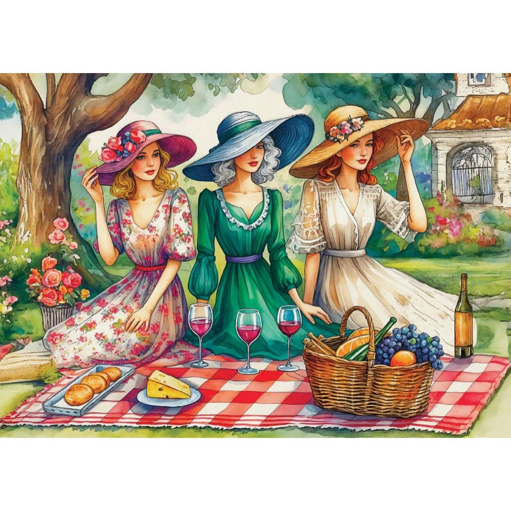 Delfy Picnic in Time 1000pc Jigsaw Puzzle - Image 2