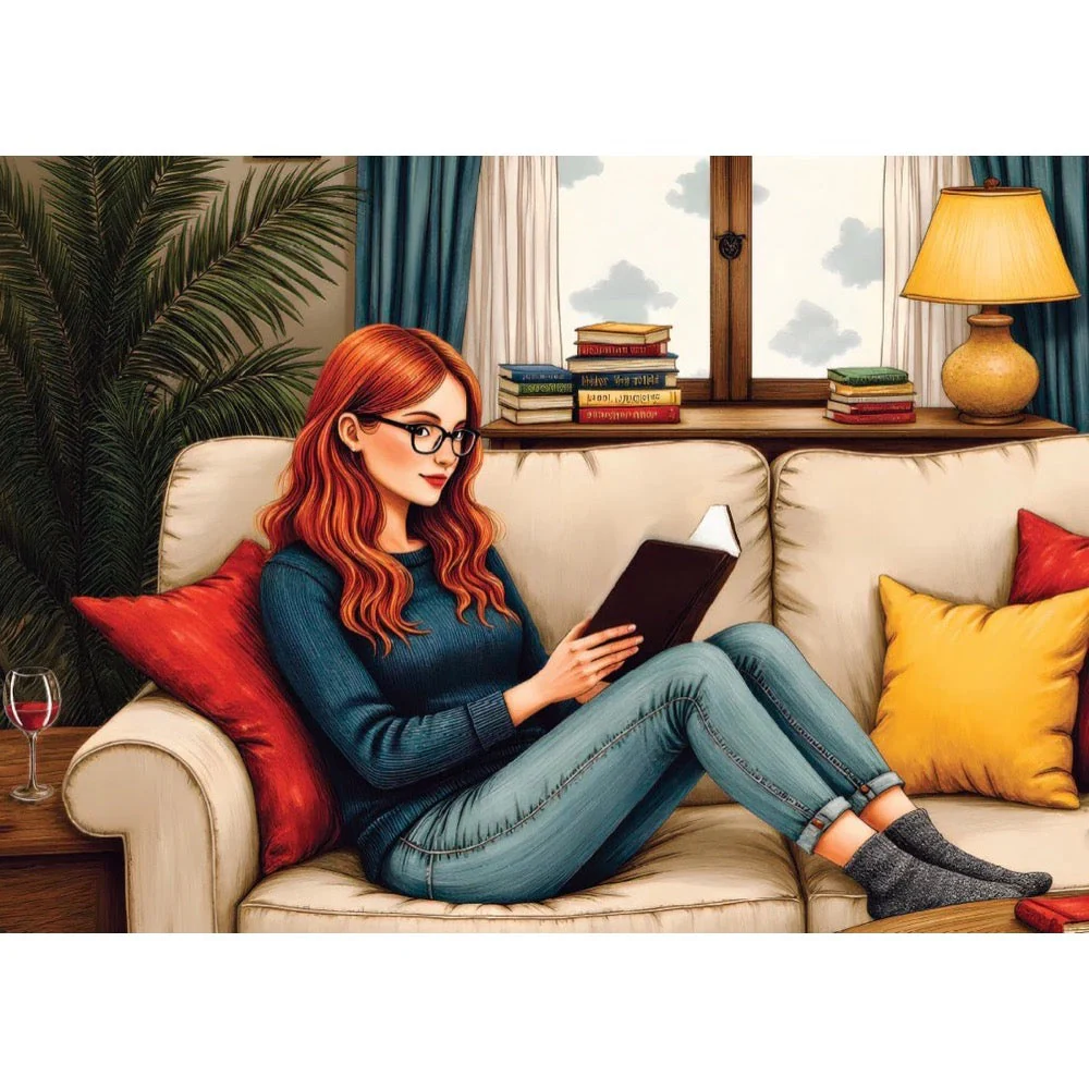 Delfy Wine, Words, Wonder 1000pc Jigsaw Puzzle - Image 2