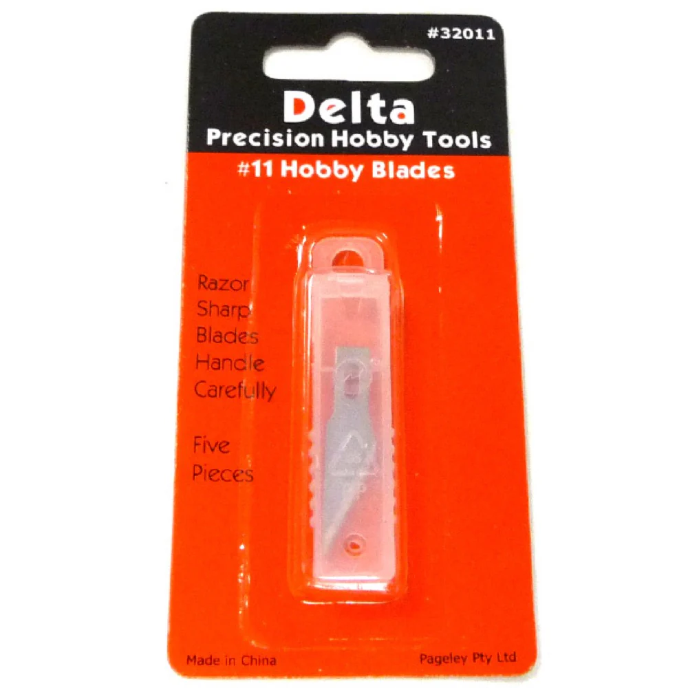 Delta 32011 No.11 Blades (5 pack) Card