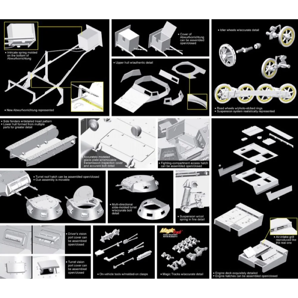 Dragon 6480 1/35 Pz.Kpfw.I mit Abwurfvorrchtung Smart kit - Image 9