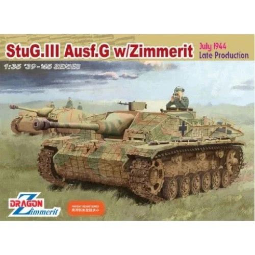 Dragon 6633 1/35 StuG.III Ausf.G w/Zimmeret JULY 1944 Late production - Image 3