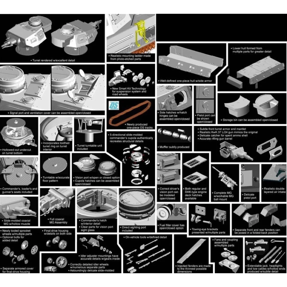 Dragon 6779 1/35 Pz.Kpfw.IV Ausf.D Tropical version - Image 3