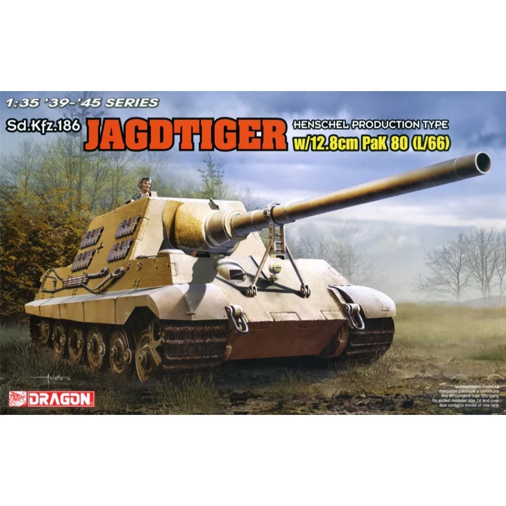 Dragon 6827 1/35 Jagdtiger w/12.8cm PaK.80 (L/66) - Image 4