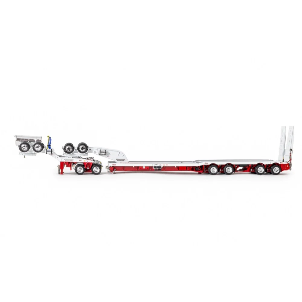 Drake Collectables ZT09339 4x8 and 2x8 Swingman Trailer - White/Red - Image 3