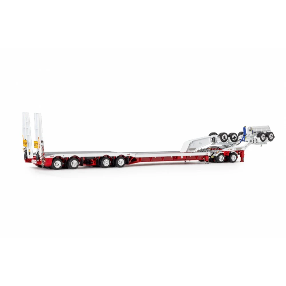 Drake Collectables ZT09339 4x8 and 2x8 Swingman Trailer - White/Red - Image 5