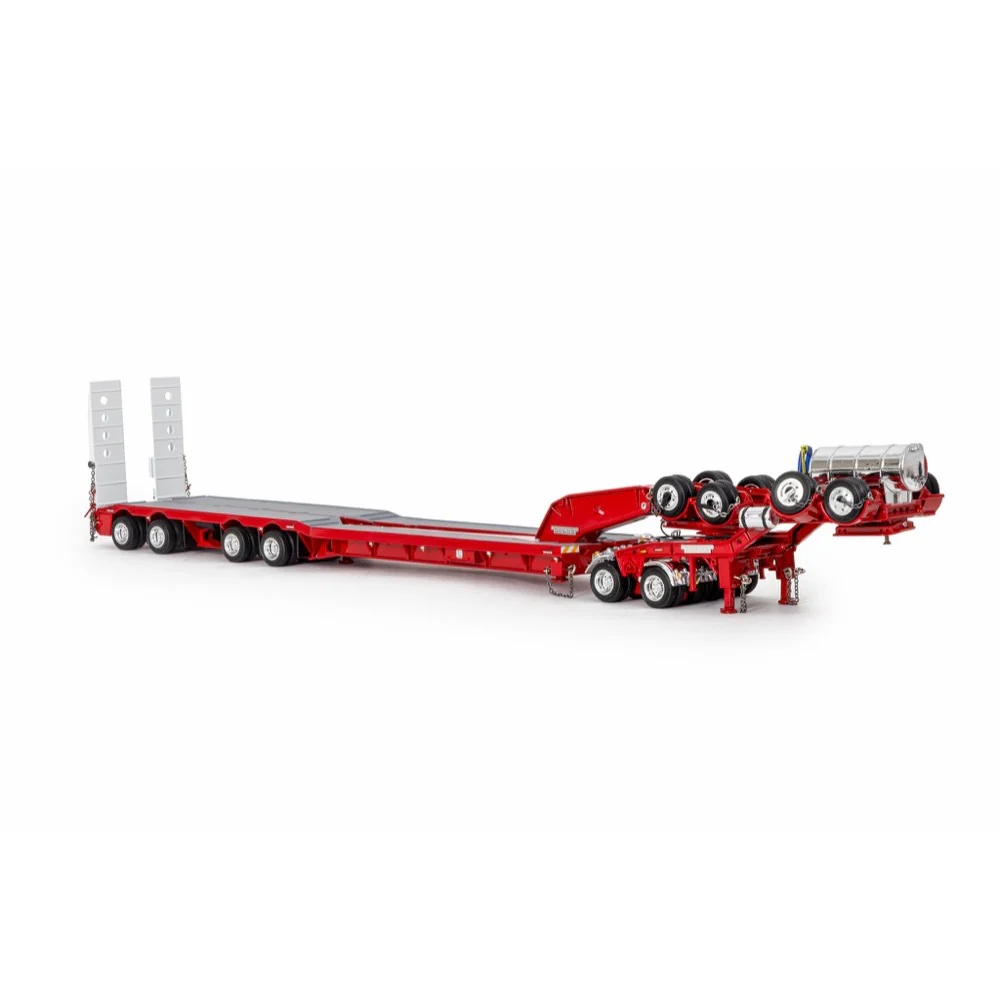Drake Collectables ZT09340 4x8 and 2x8 Swingman Trailer - Rosso Red - Image 2