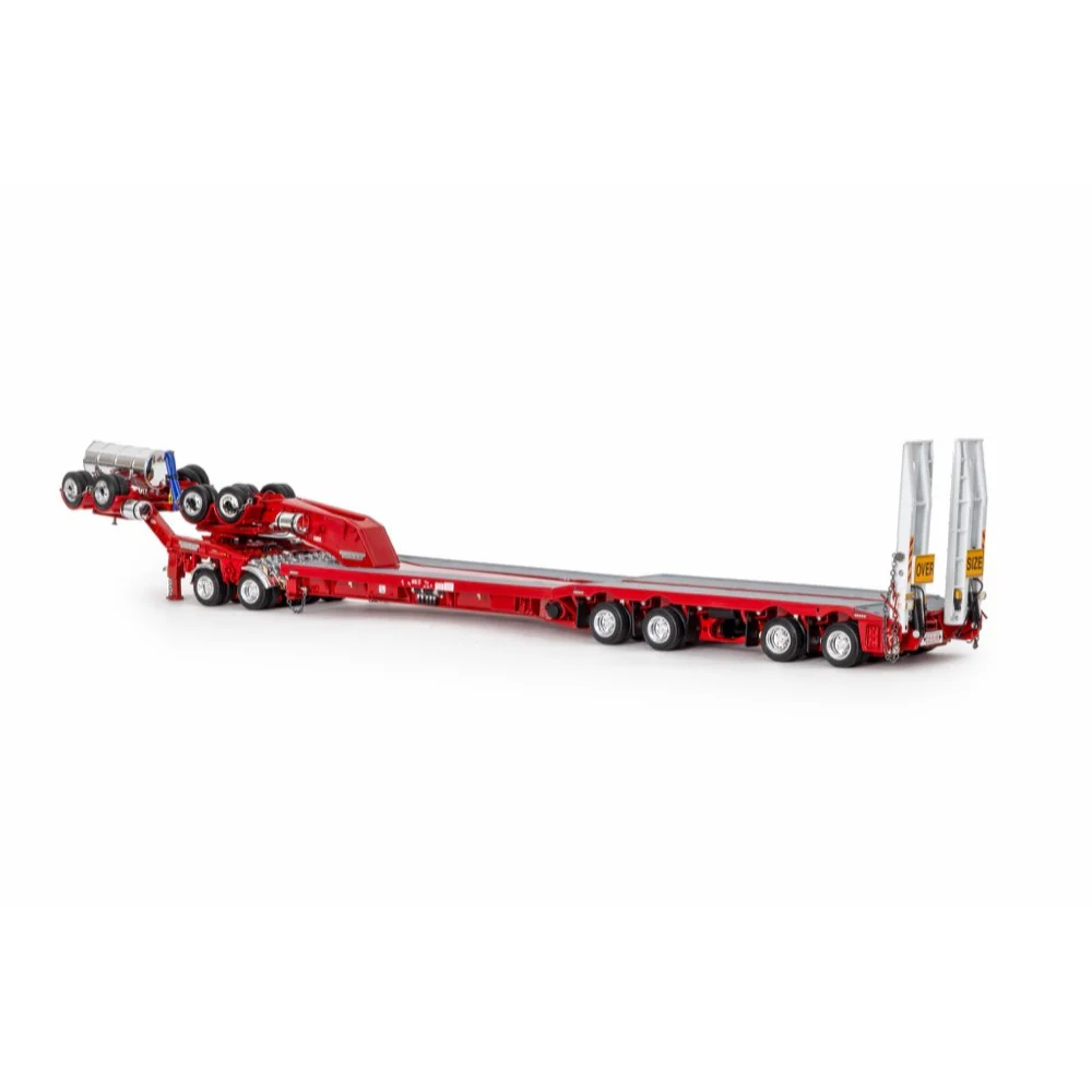 Drake Collectables ZT09340 4x8 and 2x8 Swingman Trailer - Rosso Red - Image 3