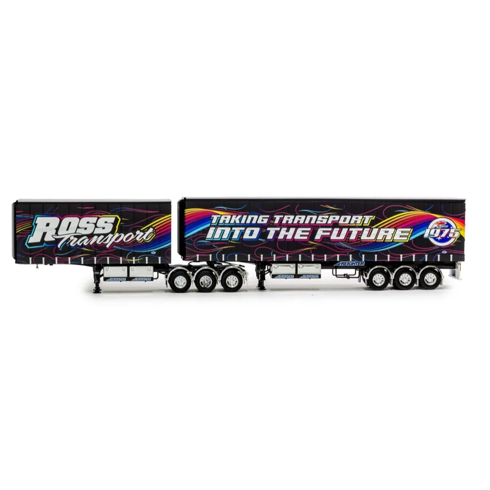 Drake Collectibles ZT09287 1/50 T-Liner B-Double Trailers Ross Transport - Image 3
