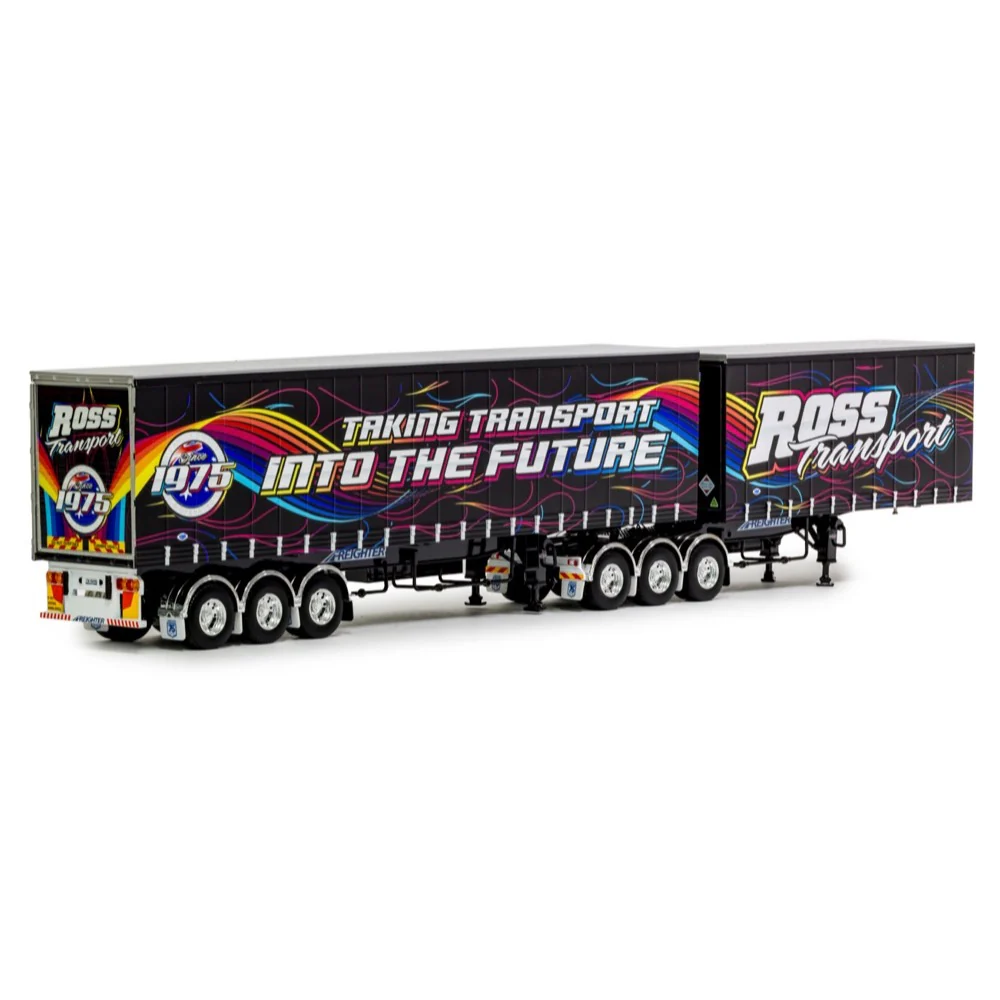 Drake Collectibles ZT09287 1/50 T-Liner B-Double Trailers Ross Transport - Image 5