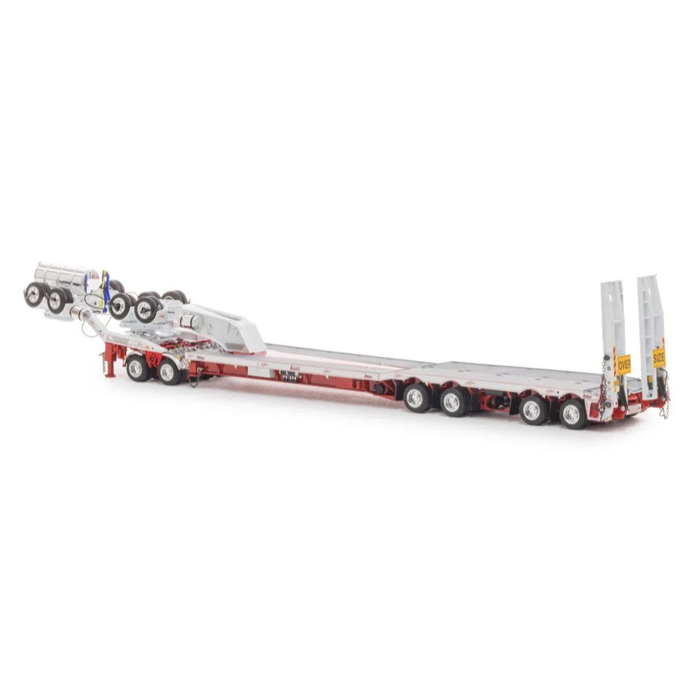 Drake ZT09347 1/50 4x8 Trailer Set w/ Hydraulic Neck Bowers Heavy Haulage - Image 3