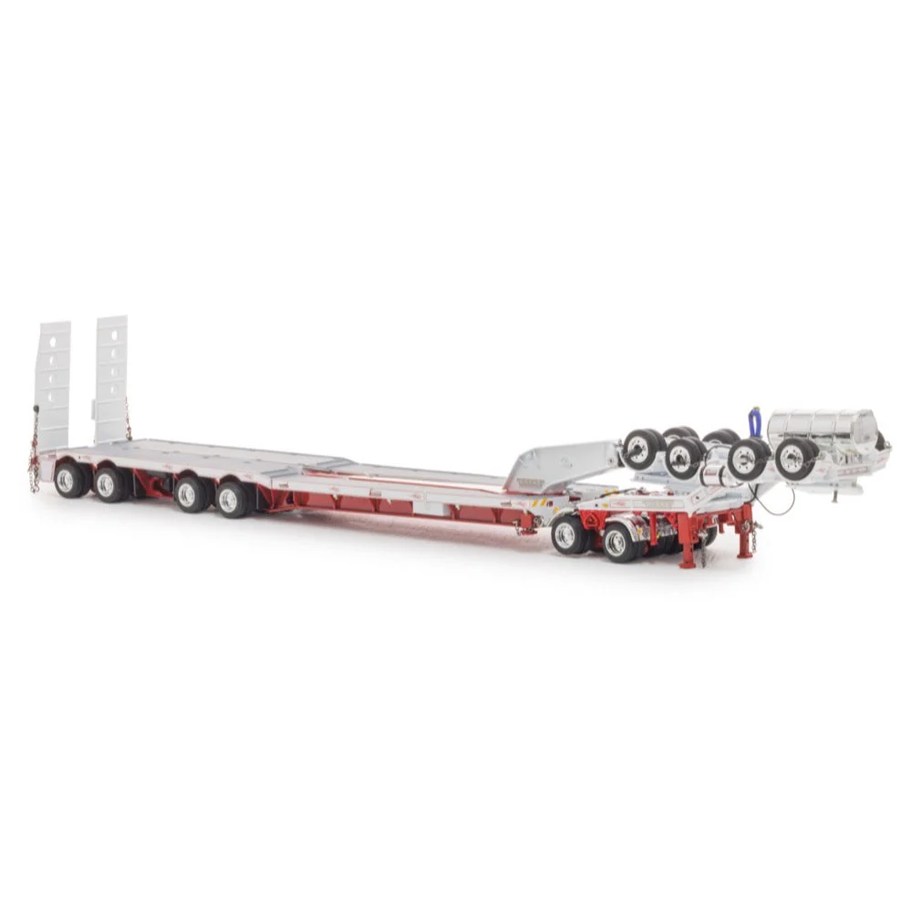 Drake ZT09347 1/50 4x8 Trailer Set w/ Hydraulic Neck Bowers Heavy Haulage - Image 7