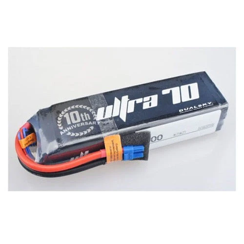 Dualsky DSBXP44004ULT 4400mah 4S 14.8v 70C Ultra 70 LiPo Battery with XT60 Connector
