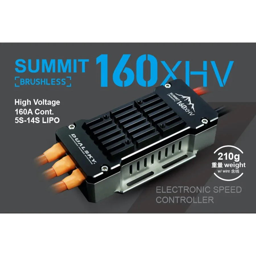 Dualsky DSXM42281 SUMMIT 160XHV Brushless 5S-14S ESC - Image 14