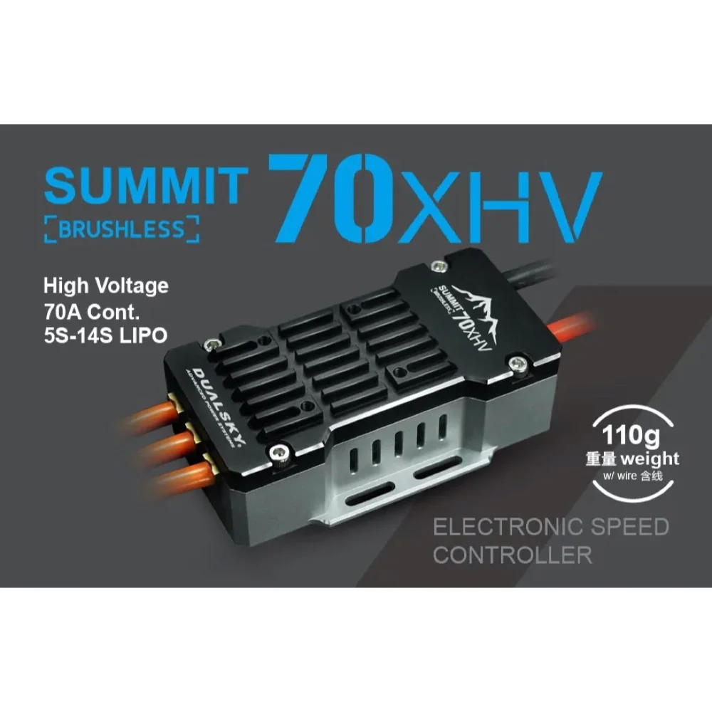 Dualsky DSXM42284 SUMMIT 70XHV Brushless 5S-14S ESC - Image 10