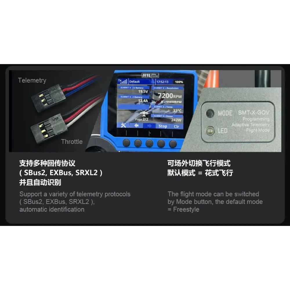 Dualsky DSXM42284 SUMMIT 70XHV Brushless 5S-14S ESC - Image 14