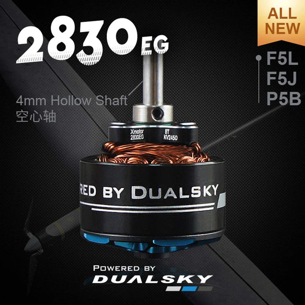 Dualsky DSXM52148 XM2830EG-8 2450kv Brushless Glider Motor - Image 3