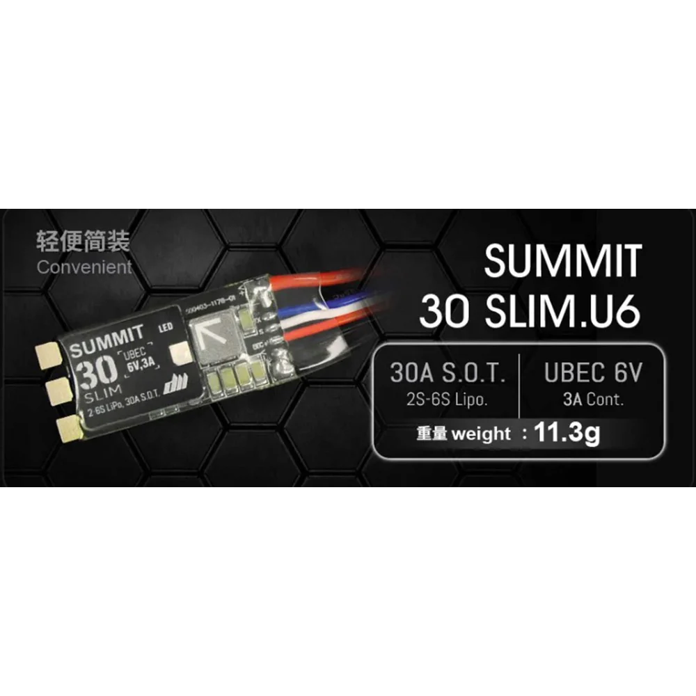 Dualsky Summit 30 Slim U6 6S Brushless ESC - Image 7