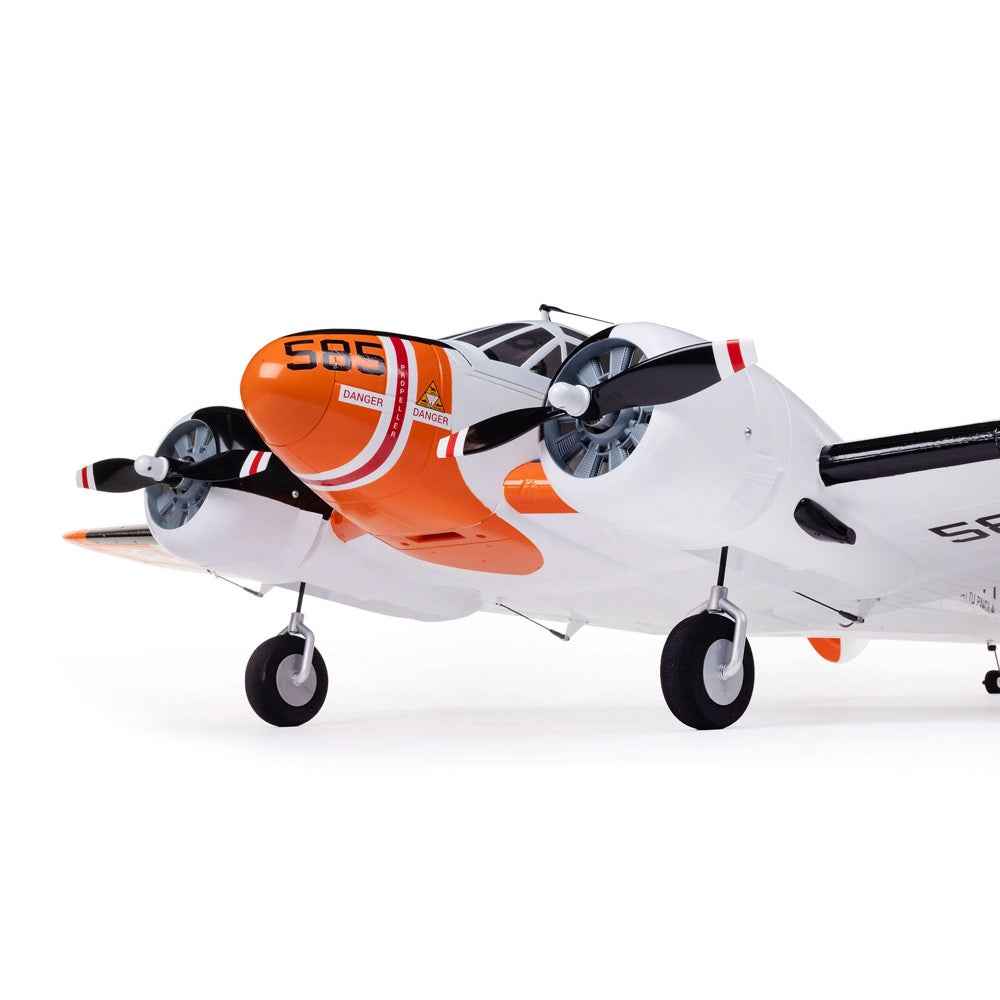 E-Flite Beechcraft D18 RC-45J 1.5m RC Plane BNF Basic EFL-3726 - Image 9