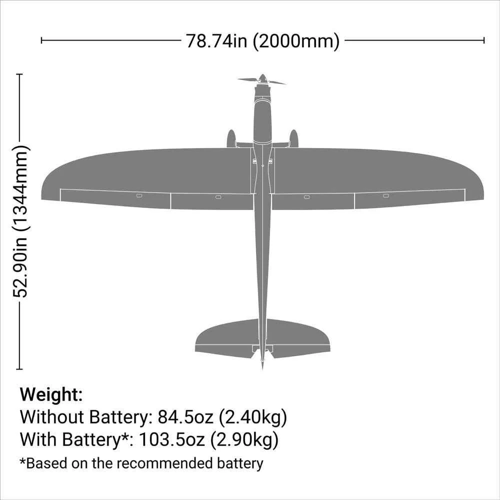 E-Flite Conscendo 2.0m RC Glider BNF Basic EFL32250 - Image 45