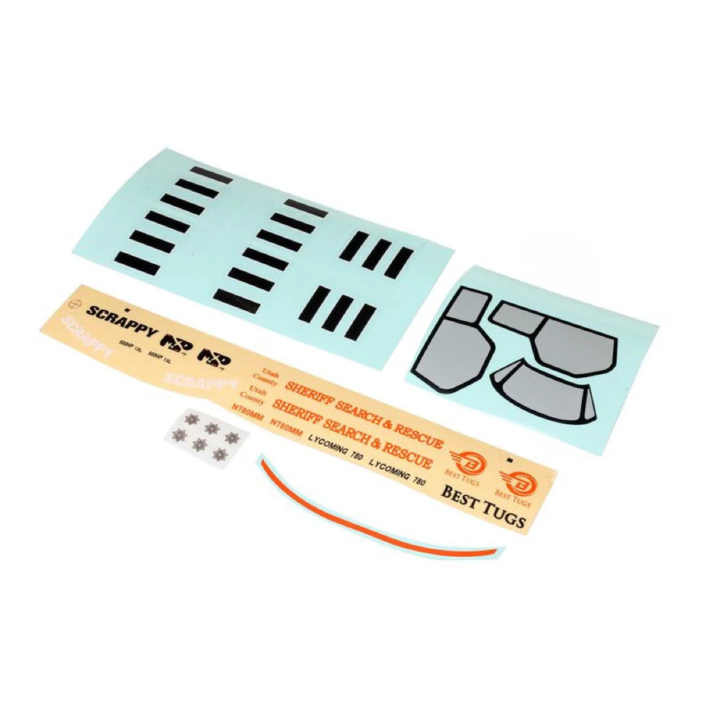 E-Flite EFL-2955 Decal Set Micro Scrappy
