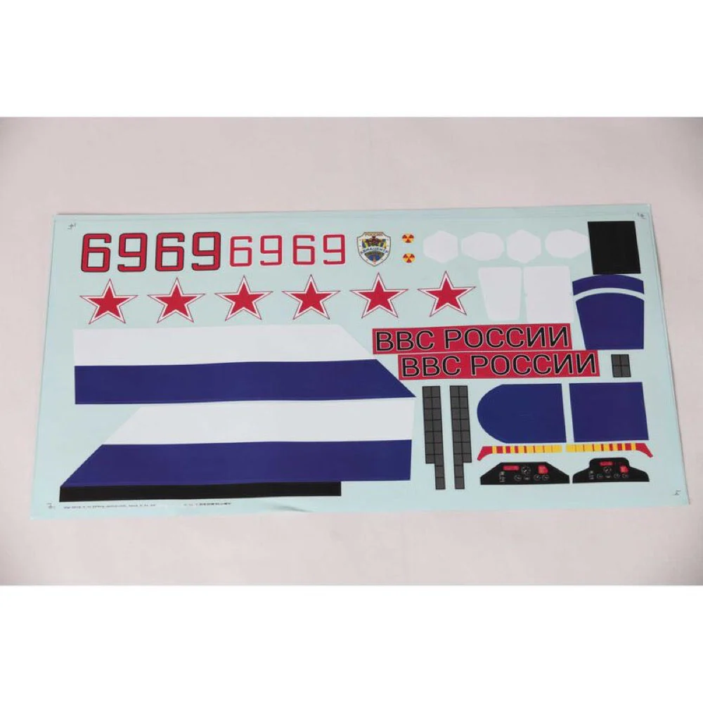 E-Flite EFL01092 Decals Su-30 70mm EDF