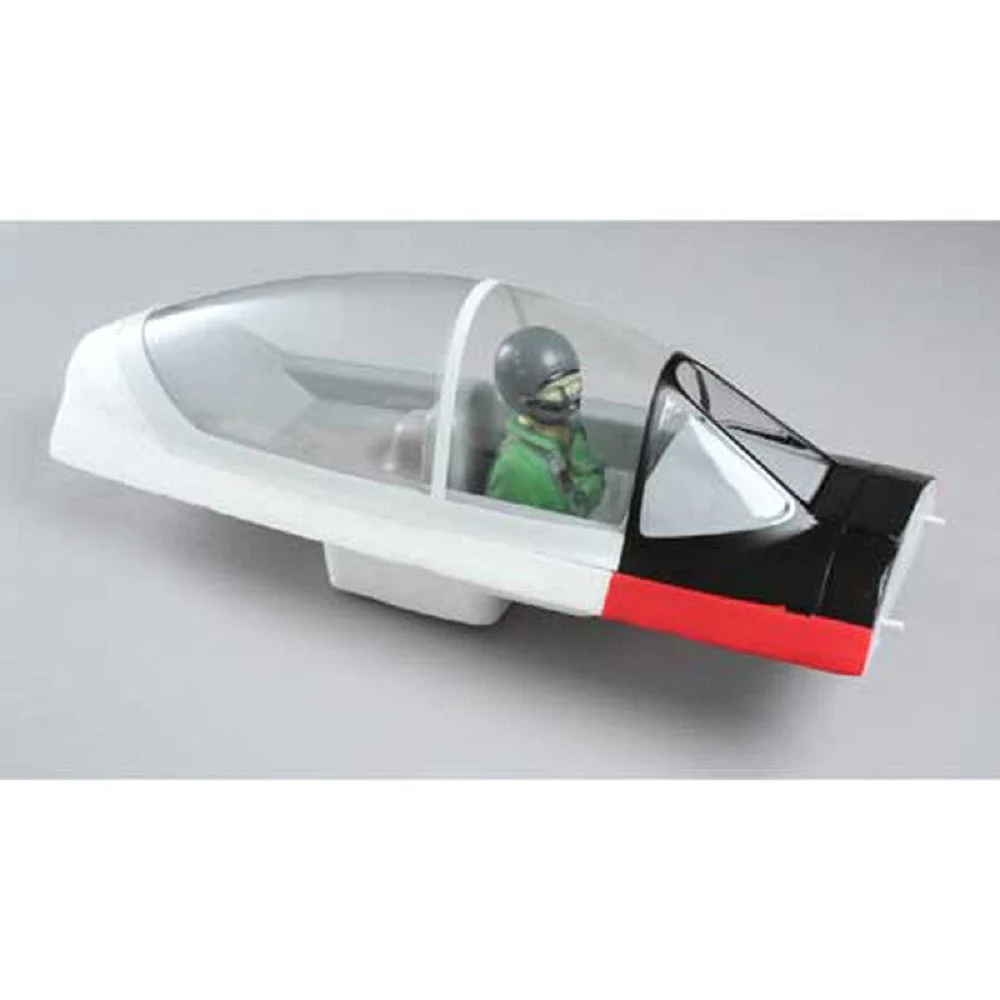 E-Flite EFL08258 Clear Canopy and Painted Pilot with Pedestal T-28