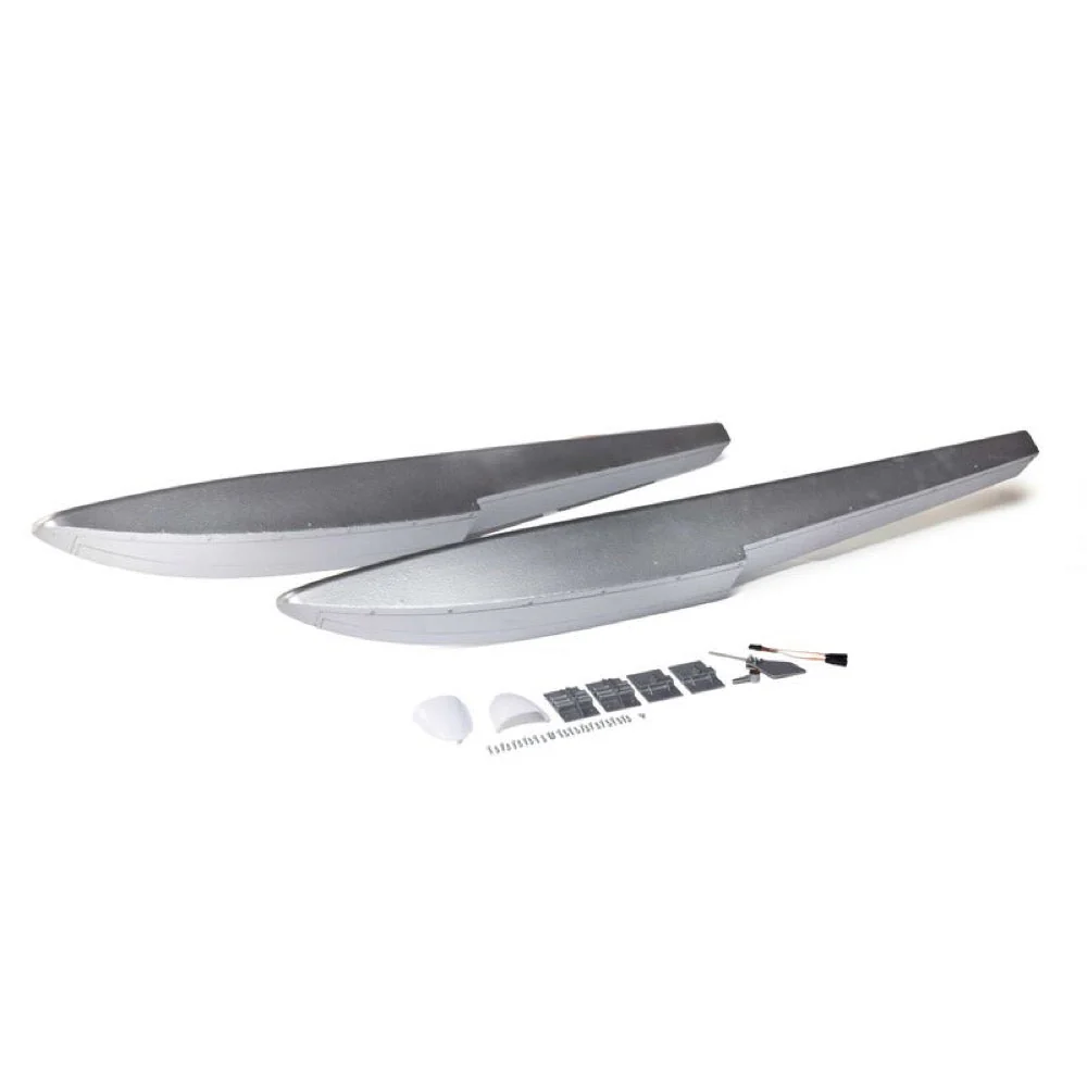 E-Flite EFLA5600S 39.5inch Float Set with Hardware, Silver