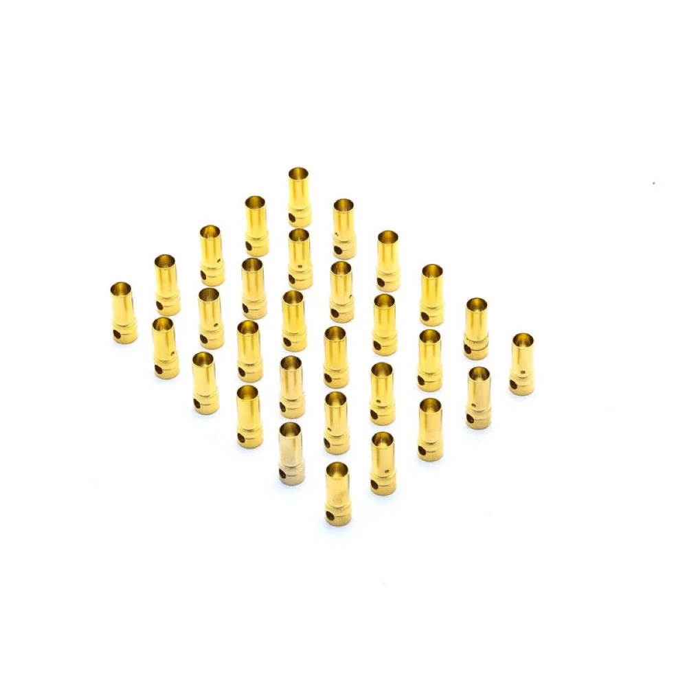 E-Flite EFLAEC317 Gold Bullet Connector Female 3.5mm (30)