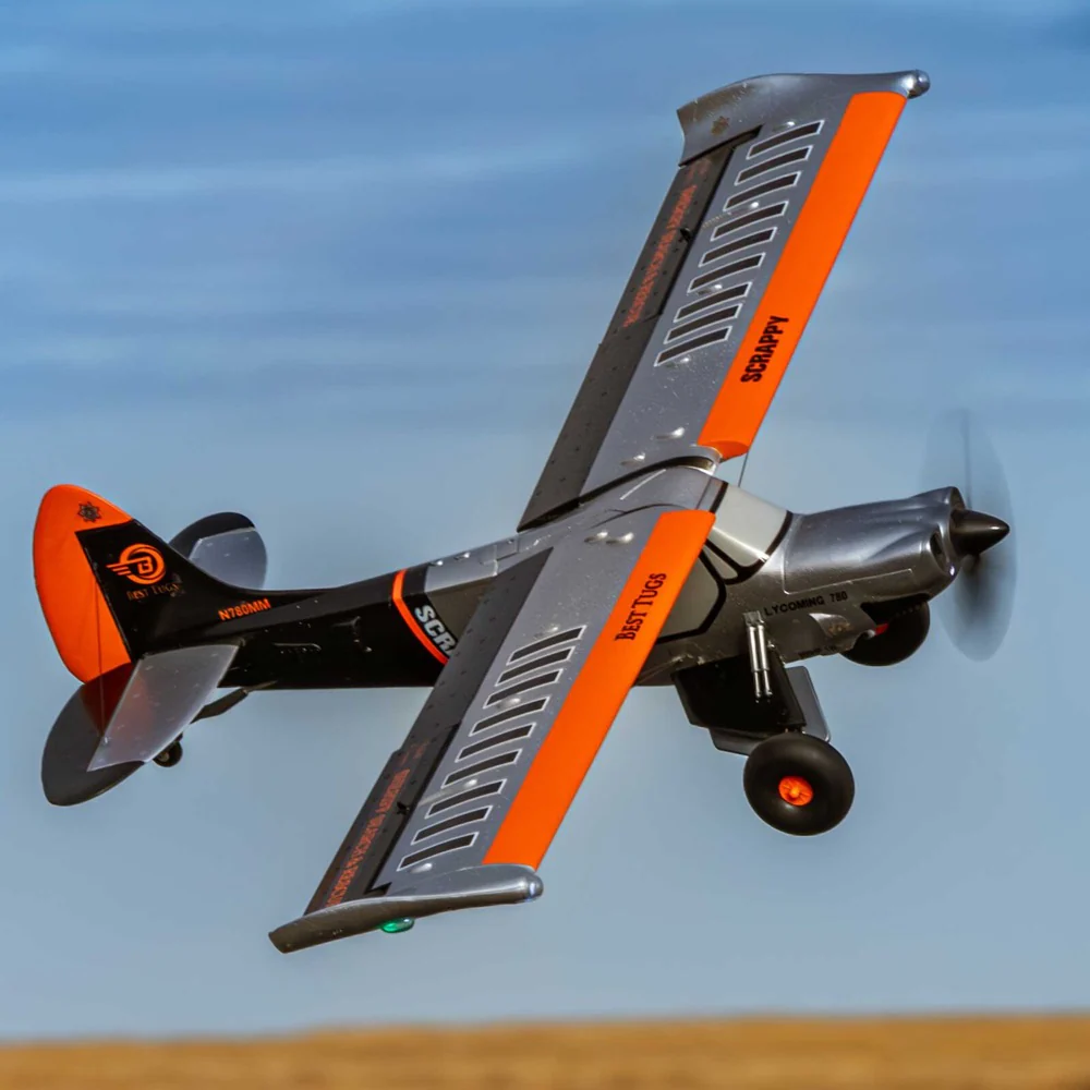 E-flite Micro Scrappy STOL 800mm RC Plane BNF Basic EFL02150D - Image 21