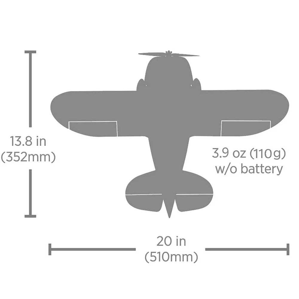 E-Flite UMX Gee Bee R-2 510mm BNF Basic EFLU61500 - Image 43