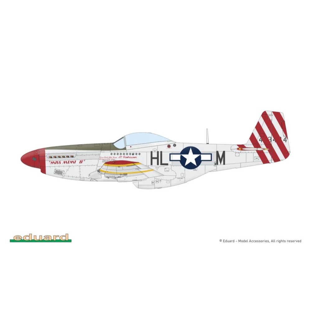 Eduard 7476 1/72 P-51D-5 Mustang - Image 6