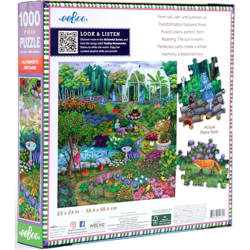Eeboo Alchemist Orchard 1000pc Jigsaw Puzzle - Image 3