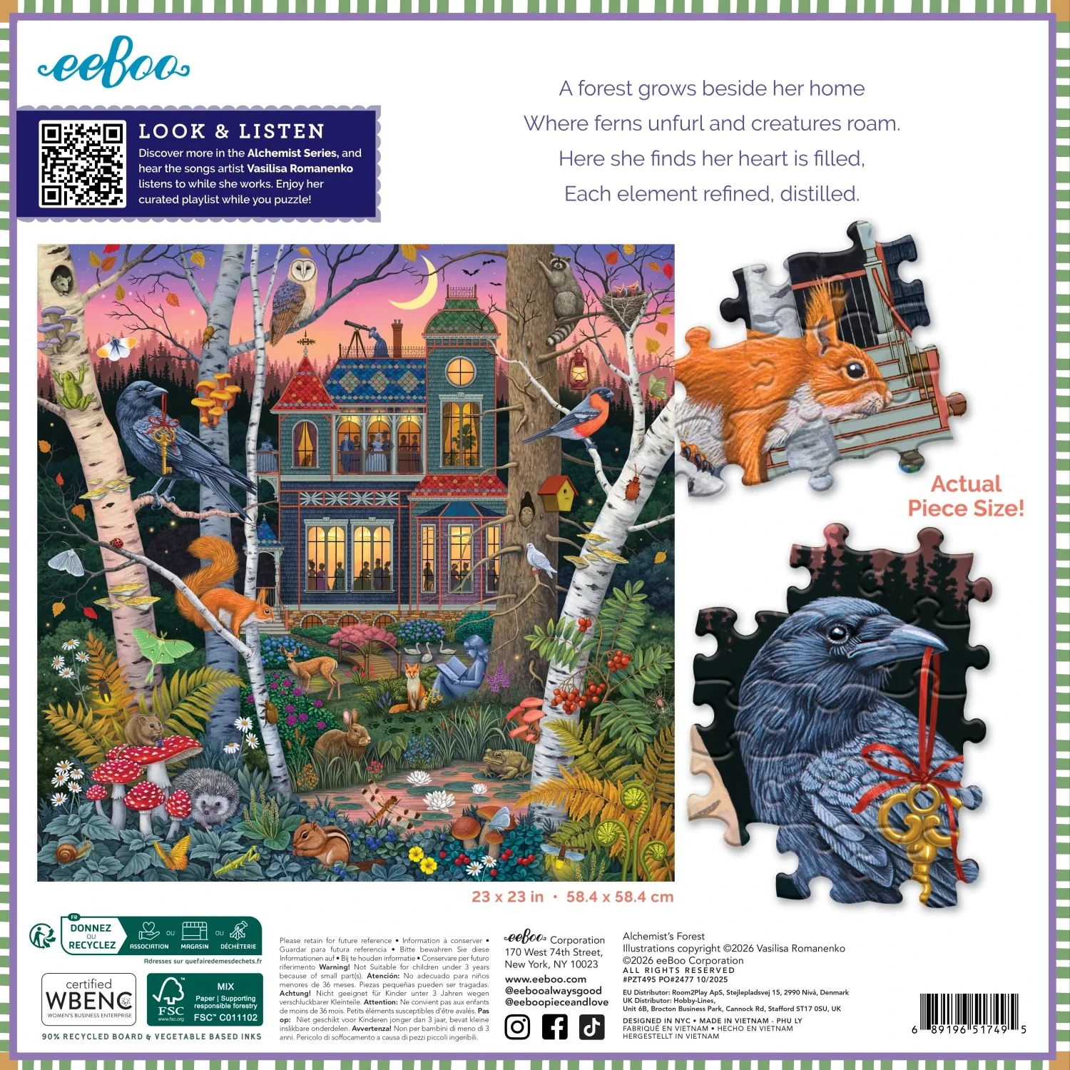 eeBoo Alchemists Forest 1000pc Jigsaw Puzzle - Image 3