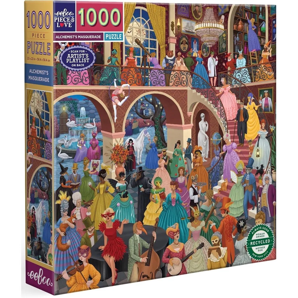 eeBoo Alchemists Masquerade 1000pc Jigsaw Puzzle